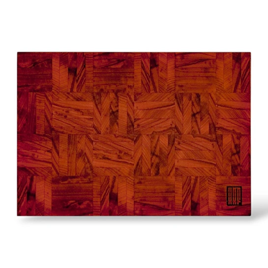 Kaf Ahşap Kesme Tahtası ( End Grain) Paduk