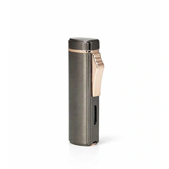 Coho Objet Coho Brazen Triple Torch Shine Antrasit Puro Çakmağı