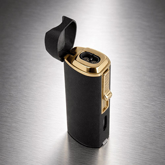 Coho Objet Coho Brazen Standlı Çift Torch Dark Puro Çakmağı