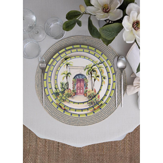 The Mia Palma Pasta Tabağı 6lı Set 19 Cm