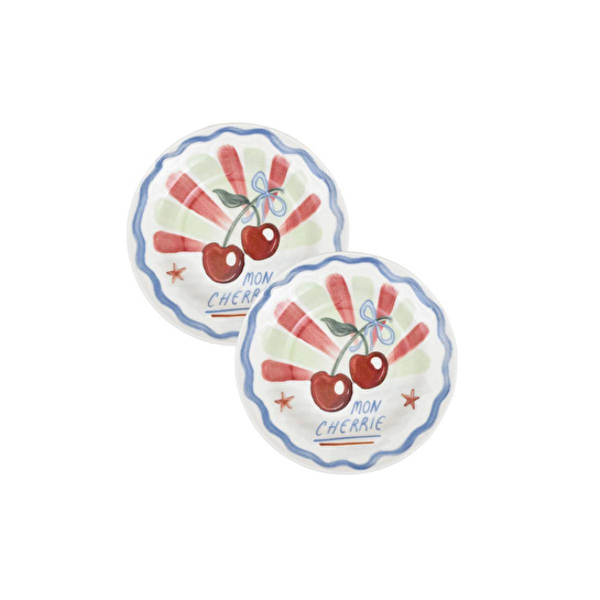 The Mia Italian Summer Yemek Tabağı 2 Li Set 22 Cm