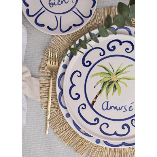 The Mia Palma Servis Tabağı 6lı Set 26 Cm