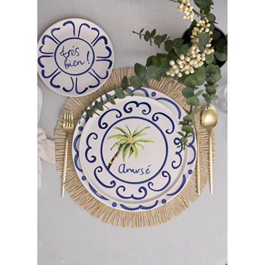 The Mia Palma Servis Tabağı 6lı Set 26 Cm