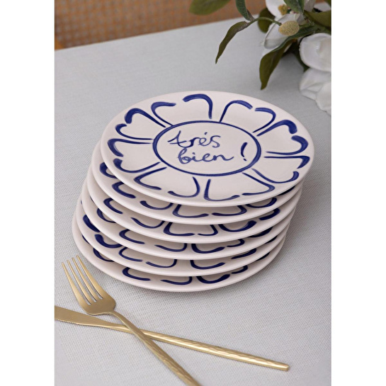 The Mia Palma Pasta Tabağı 6lı Set 19 Cm