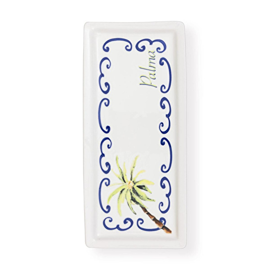 The Mia Palma Dikdörtgen Servis Tabağı 35x16 Cm