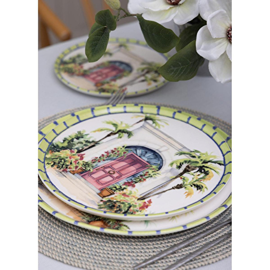 The Mia Palma Servis Tabağı 6lı Set 26 Cm
