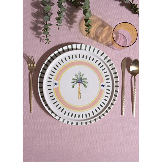 The Mia Italian Summer Servis Tabağı 6lı Set 26 Cm