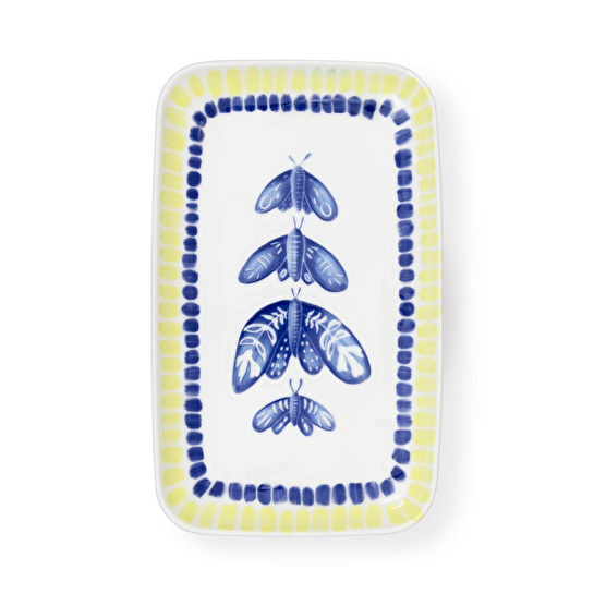 The Mia Palma Dikdörtgen Servis Tabağı 31x20 Cm