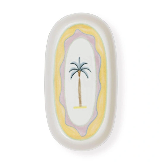 The Mia Italian Summer Oval Servis Tabağı 2li 29 Cm