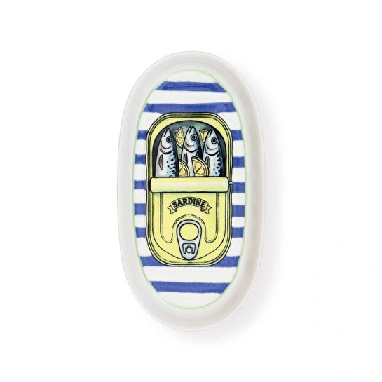 The Mia Palma Oval Servis Tabağı 2li 23 Cm