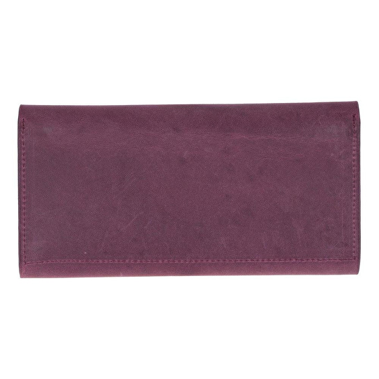 Bloominbag Aura Mulberry Wine Hakiki Deri Telefon Bölmeli Kadın Cüzdanı