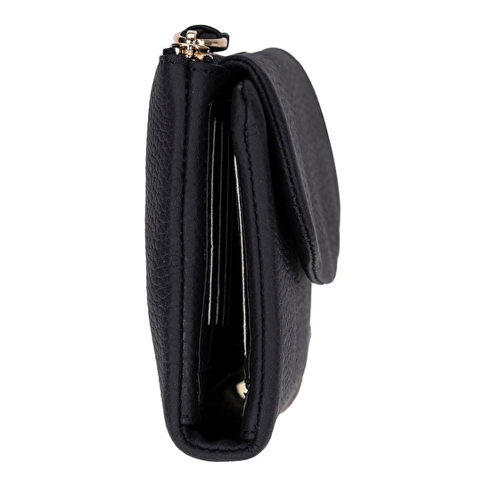 Bloominbag Élia Noir Black Medium Deri Kadın Cüzdan & Clutch