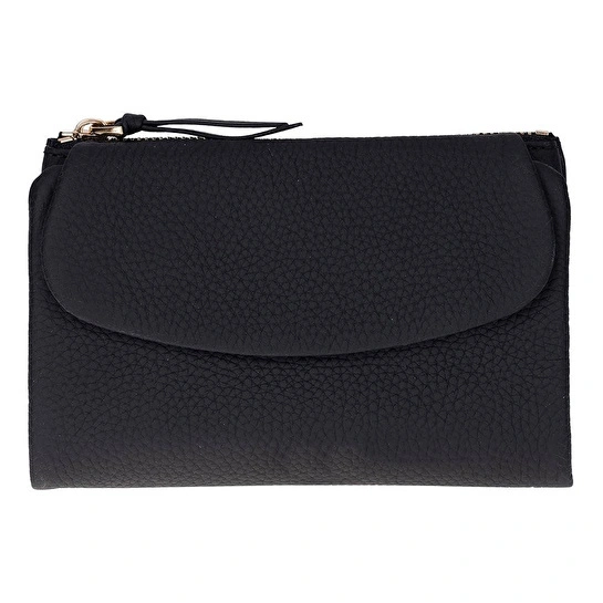 Bloominbag Élia Noir Black Medium Deri Kadın Cüzdan & Clutch
