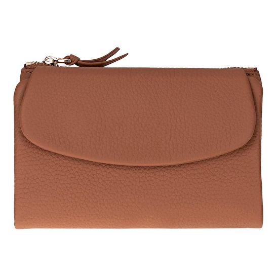 Bloominbag Élia Warm Tan Medium Deri Kadın Cüzdan & Clutch
