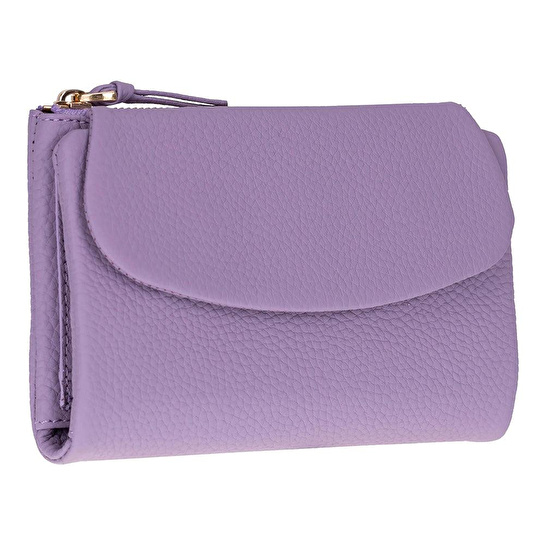 Bloominbag Élia Dusty Lilac Medium Deri Kadın Cüzdan & Clutch