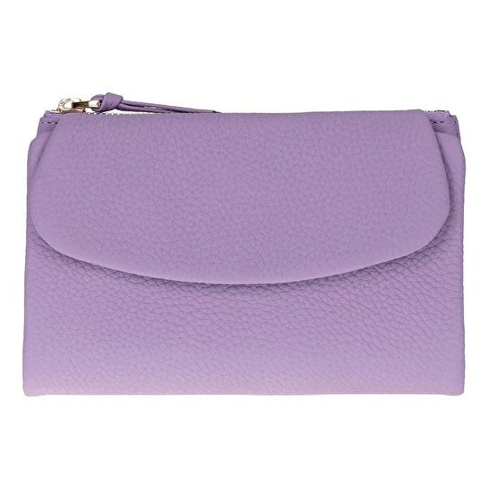 Bloominbag Élia Dusty Lilac Medium Deri Kadın Cüzdan & Clutch