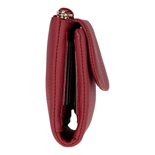 Bloominbag Élia Crimson Red Medium Deri Kadın Cüzdan & Clutch