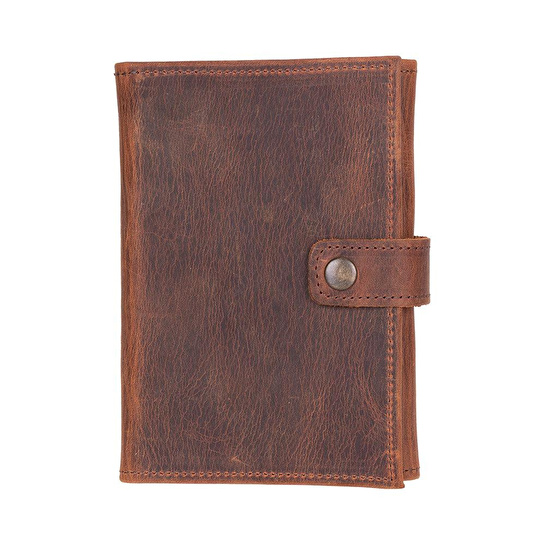 Bloominbag Bloomband Saddle Heritage Akıllı Saat Çantası - Triple Deri Saat Kordonu Organizer