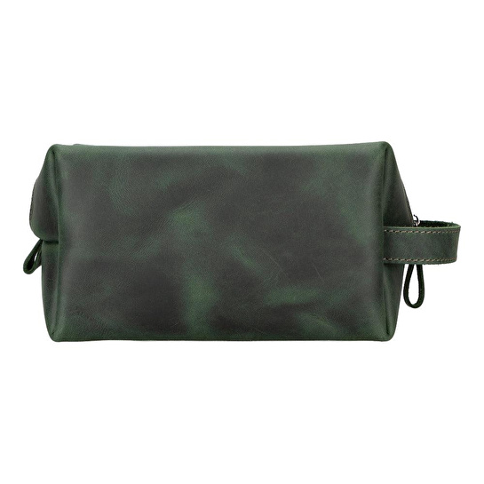 Bloominbag Voyage Cypress Green Hakiki Deri Dopp Kit – X Large