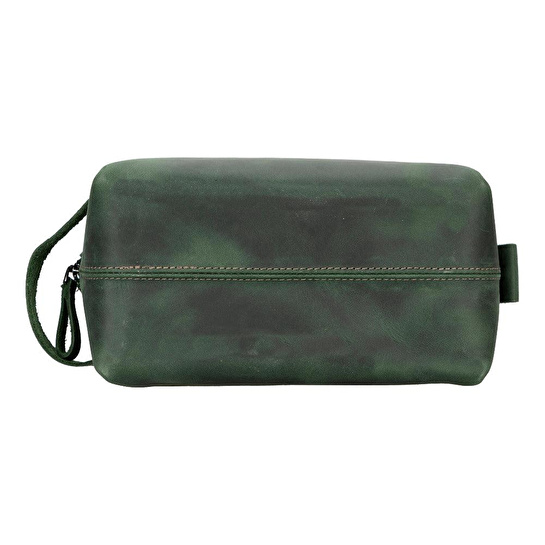 Bloominbag Voyage Cypress Green Hakiki Deri Dopp Kit – X Large