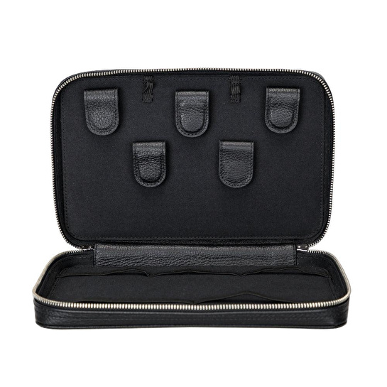 Bloominbag Arcadia Onyx Black Premium Deri Teknoloji Kablo & Aksesuar Düzenleyici