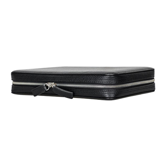 Bloominbag Arcadia Onyx Black Premium Deri Teknoloji Kablo & Aksesuar Düzenleyici