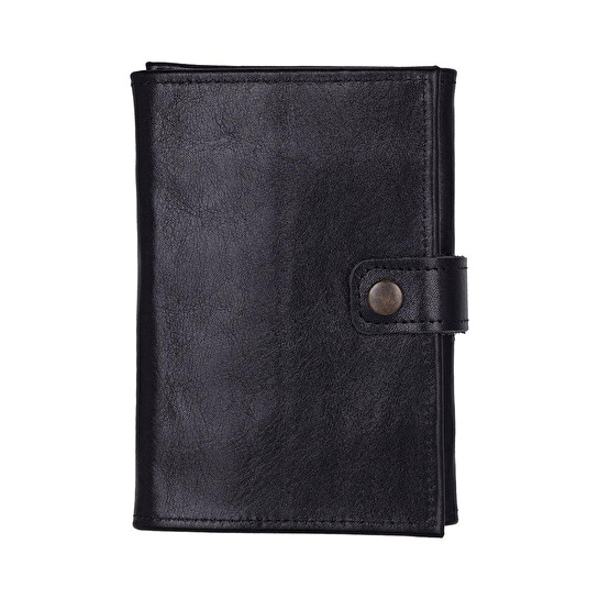 Bloominbag Bloomband Noir Black Akıllı Saat Çantası - Triple Deri Saat Kordonu Organizer