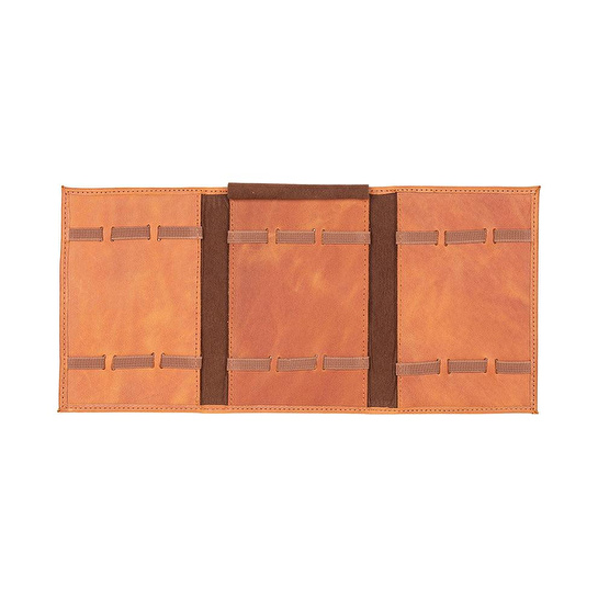 Bloominbag Bloomband Classic Tan Akıllı Saat Çantası - Triple Deri Saat Kordonu Organizer