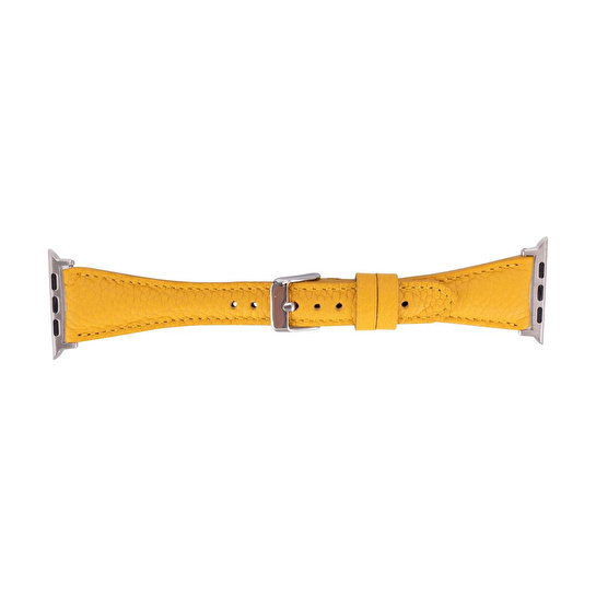 Bloominbag Bloomband Signature Butter Yellow Leather Apple Watch Band - 44/45/46/49mm