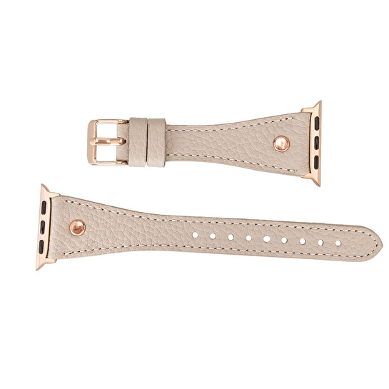 Bloominbag Bloomband Signature Dune Brown Leather Apple Watch Band - 44/45/46/49mm