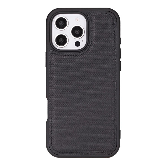 Bloominbag Aurel Magna Graphene Black Deri Iphone 16 Pro (6.3