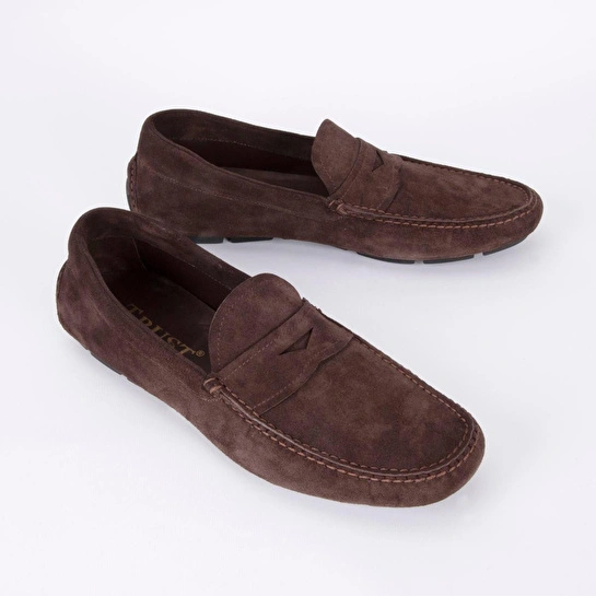 Bloominbag Cortina Loafer Brown Premium Hakiki Suede Erkek Loafer Ayakkabı- 40 Numara
