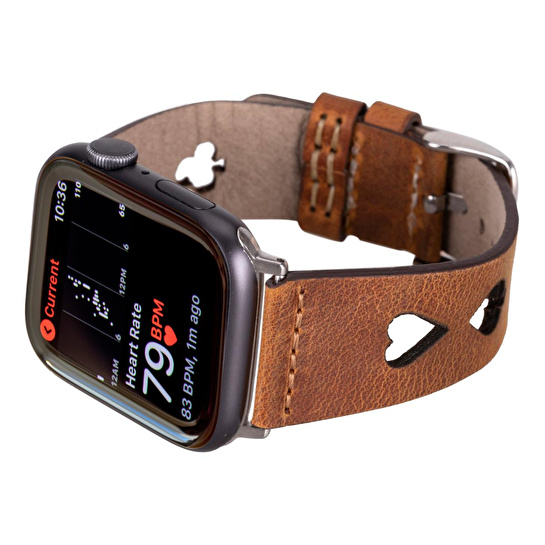 Bloominbag Valais Tan Leather Apple Watch Kordon-44/45/46/49mm