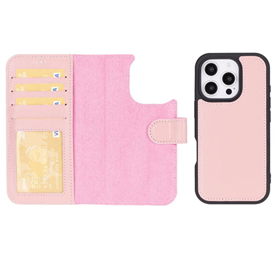 Bloominbag Aurel Magna Rose Petal Deri Iphone 16 Pro (6.3