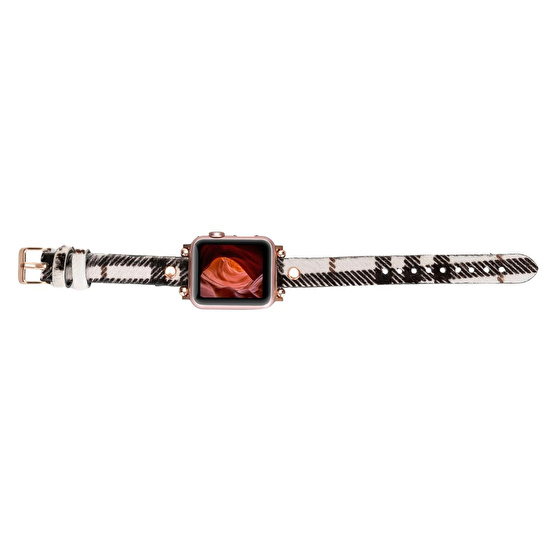 Bloominbag Bloomband Signature Wild Zebra Leather Apple Watch Band - 44/45/46/49mm