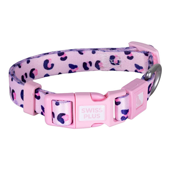 Bloominbag Swissplus Urban Paws Pink Leo Recycled Köpek Tasması - 20 Mm