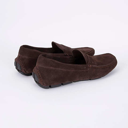 Bloominbag Cortina Loafer Brown Premium Hakiki Suede Erkek Loafer Ayakkabı- 42 Numara