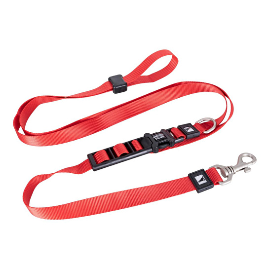 Bloominbag Swissplus Urban Paws Crimson Red Hands-free Ayarlanabilir Köpek Kordonu – 20mm