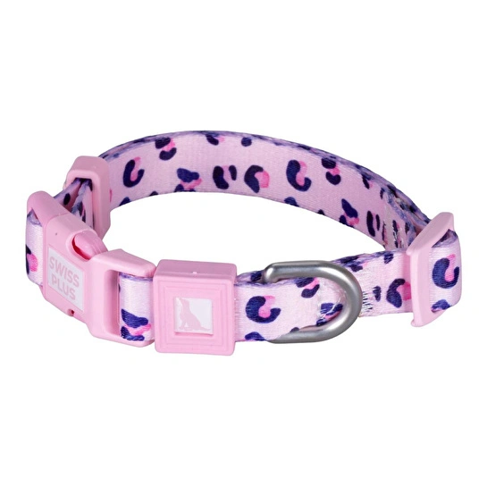 Bloominbag Swissplus Urban Paws Pink Leo Recycled Köpek Tasması - 15 Mm