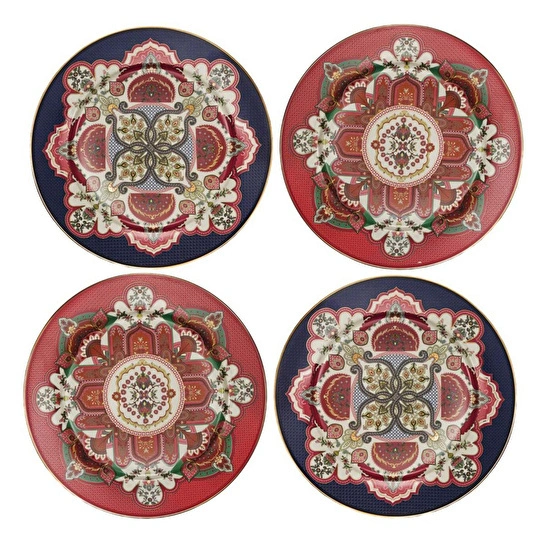 Lucky Art Etro Bone 4’lü Servis Tabağı Seti 27 Cm