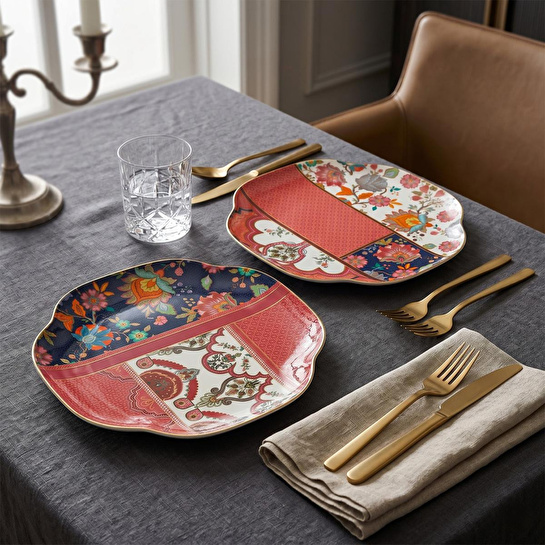 Lucky Art Etro Bone 27 Cm 2li Tabak Seti