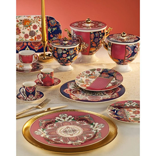 Lucky Art Etro Bone Kulplu Kavanoz 17 Cm