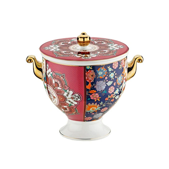 Lucky Art Etro Bone Kulplu Kavanoz 17 Cm