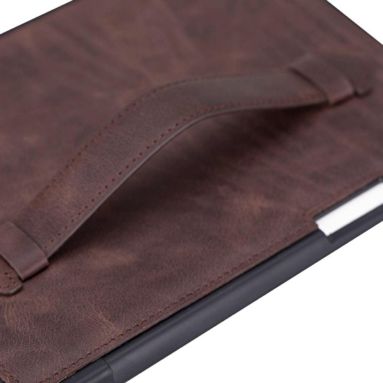 Bloominbag Porté Felix Dark Brown Ipad Mini 6 Hakiki Deri Kılıf - El Askılı