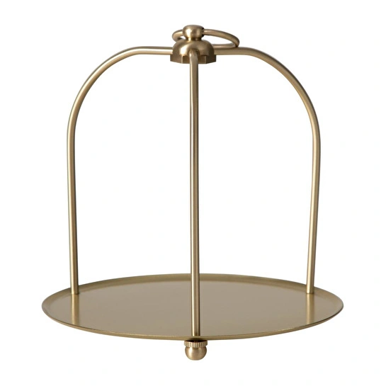 Mudo Home Liora Kulplu Dekorati̇f Tepsi̇ 18x21 Cm