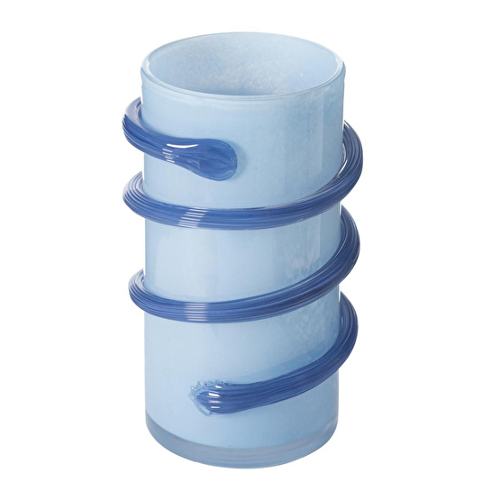 Mudo Home Loops Blue Vazo 12x13x21 Cm
