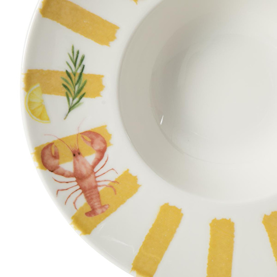 Mudo Home Padova Makarna Tabaği - Sari 29cm