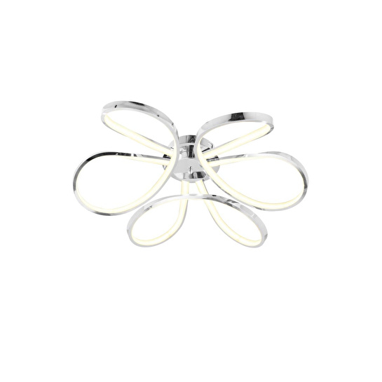 Apliqa Chalda Krom Plafonyer Modern Salon Led Avize