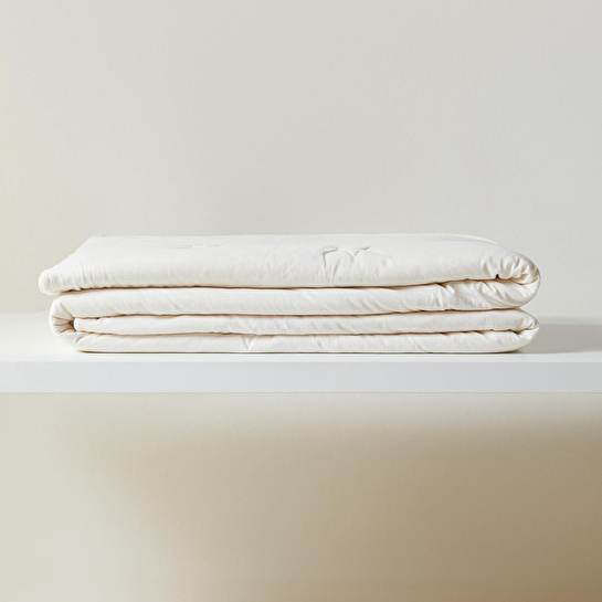 Ocean Home Textile %100 Pamuk Penye Ekru Yıldız Nakışlı Çocuk Tek Kişilik Çok Amaçlı Örtü 155 X 215 Cm