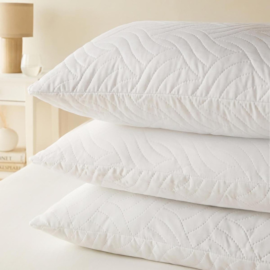 Ocean Home Textile 3'lü 900 Gr Kapitoneli Silikon Yastık Seti 50 X 70 Cm